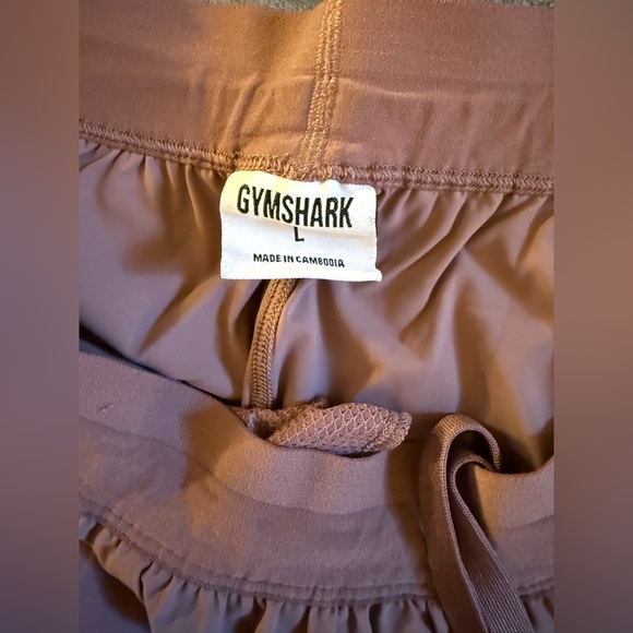 Gymshark Mauve/Rose Studio Shorts - Picture 4 of 6